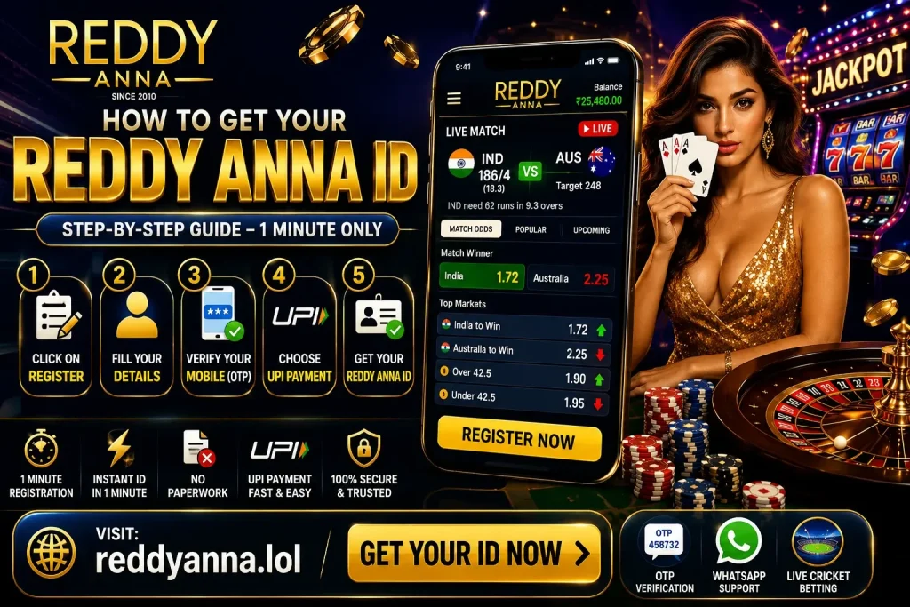 Get Reddy Anna ID
