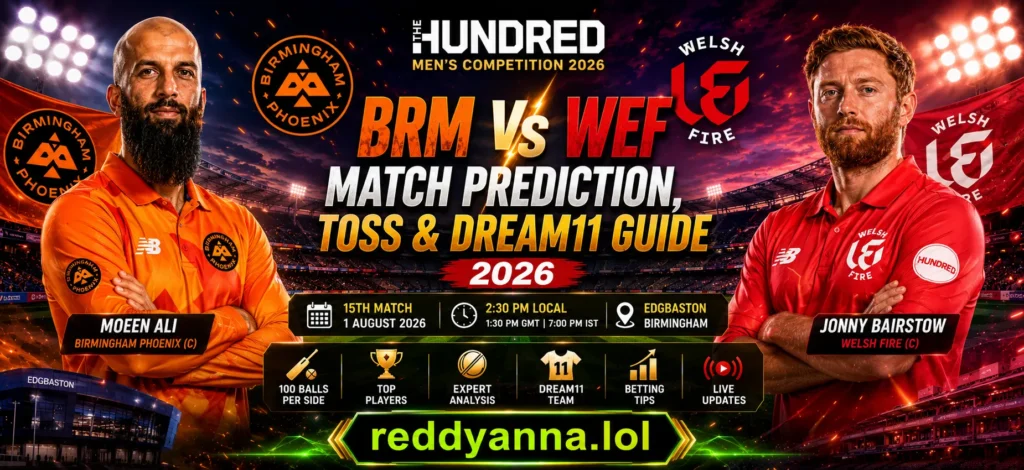 BRM vs WEF 15th Match Prediction