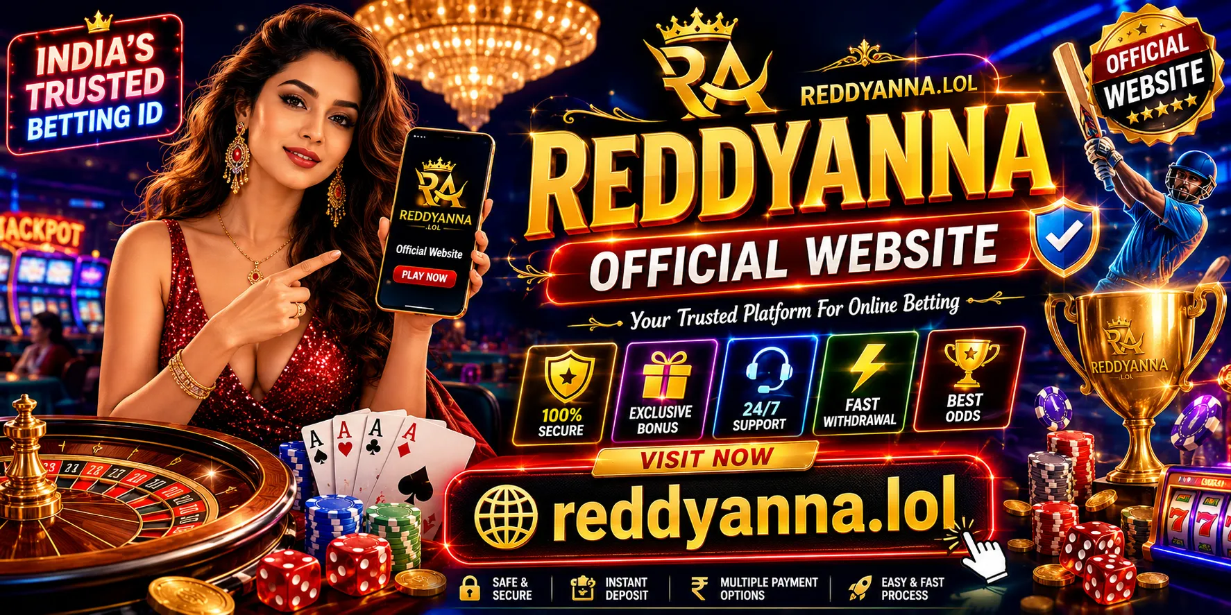 ReddyAnna Official Website – Betting, IPL ID, Casino & Sports Guide 2026