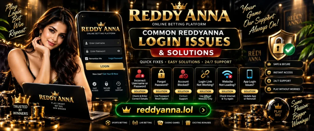 Common Reddyanna Login Issues & Solutions
