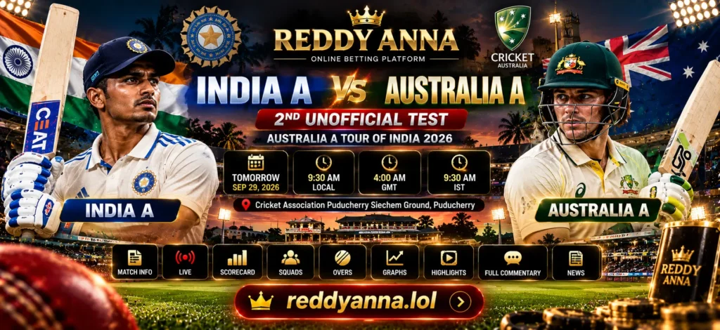 India A vs Australia A 2nd Unofficial Test Prediction