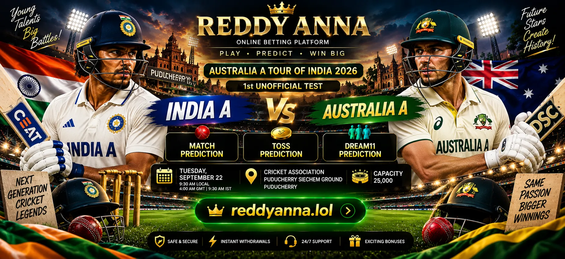 India A vs Australia A 1st unofficial Test match prediction 2026