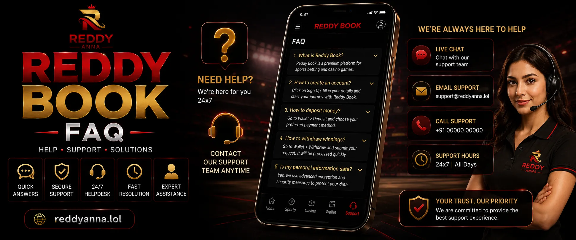 Reddy Book FAQ - Frequently Asked Questions