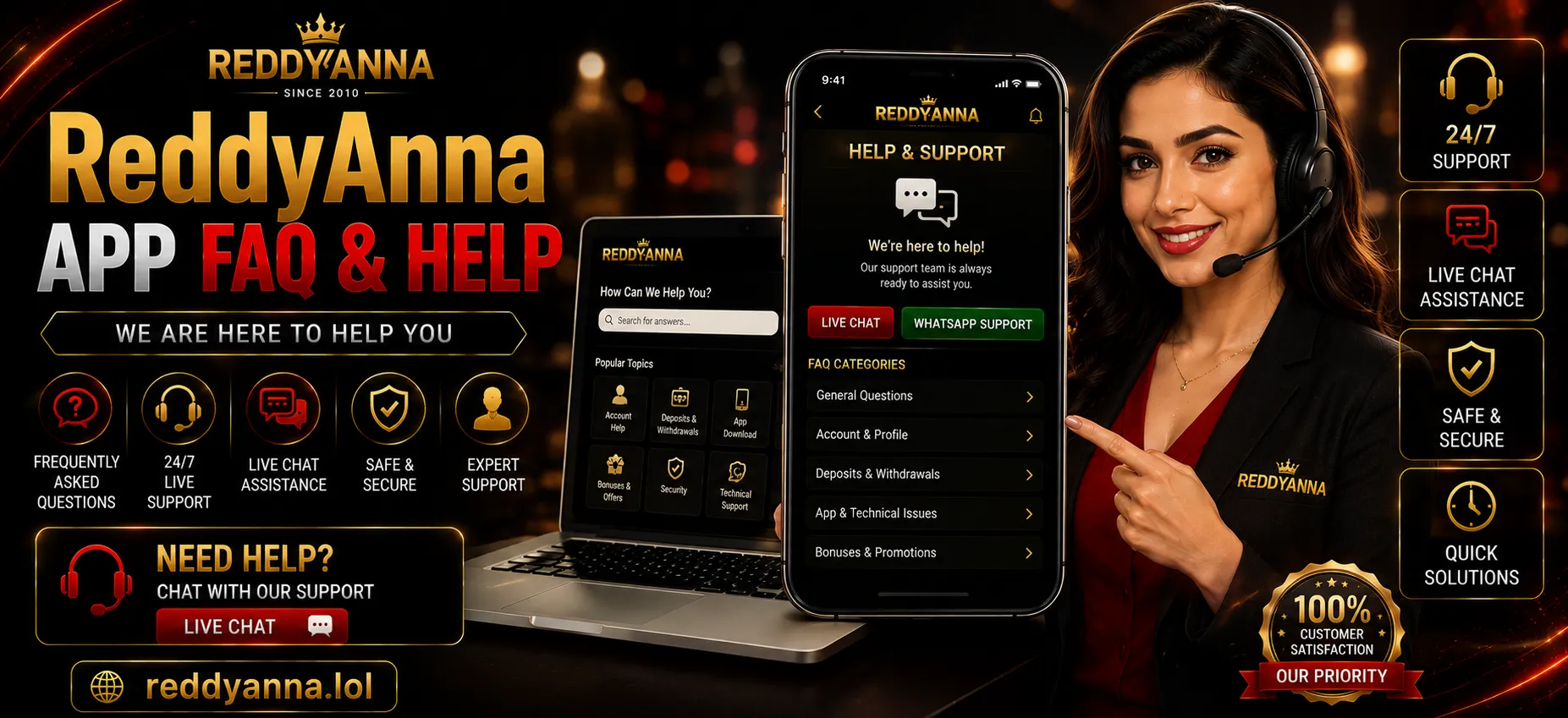 ReddyAnna App FAQ - Frequently Asked Questions