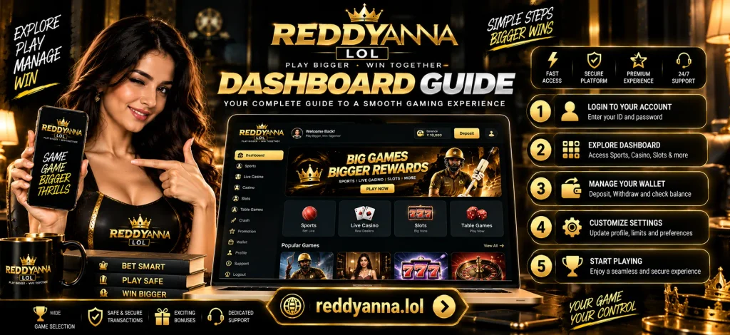 Reddyanna Dashboard Guide