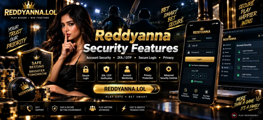 Reddyanna Security Features