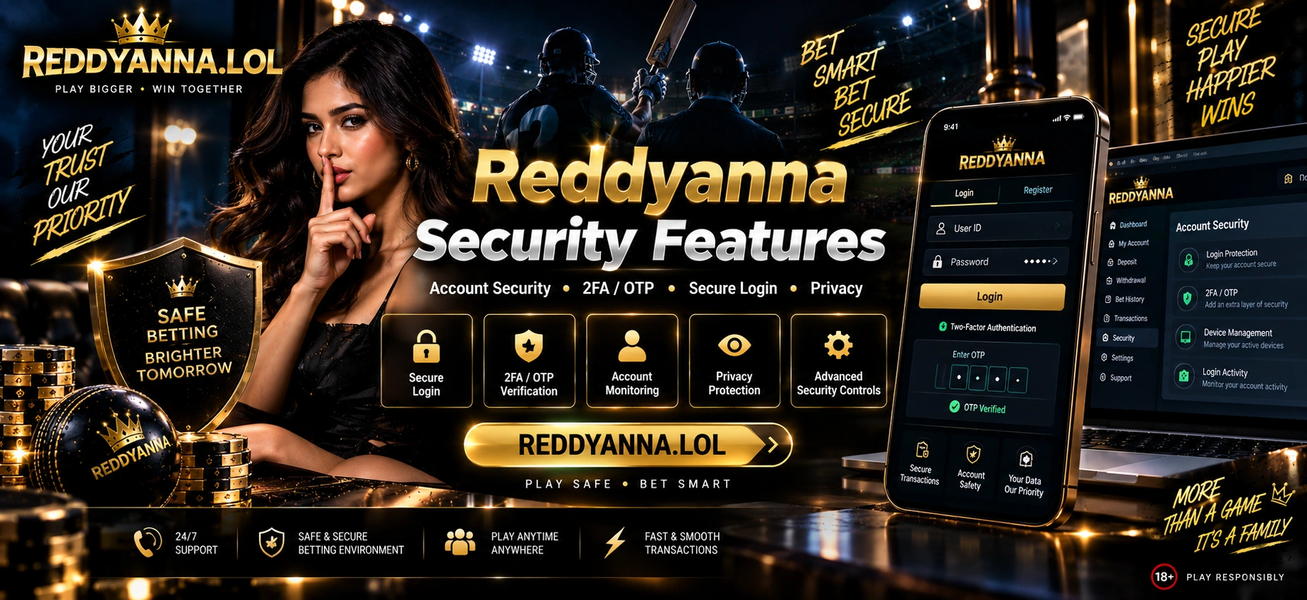 Reddyanna Security Features - Complete Guide to Safe Betting