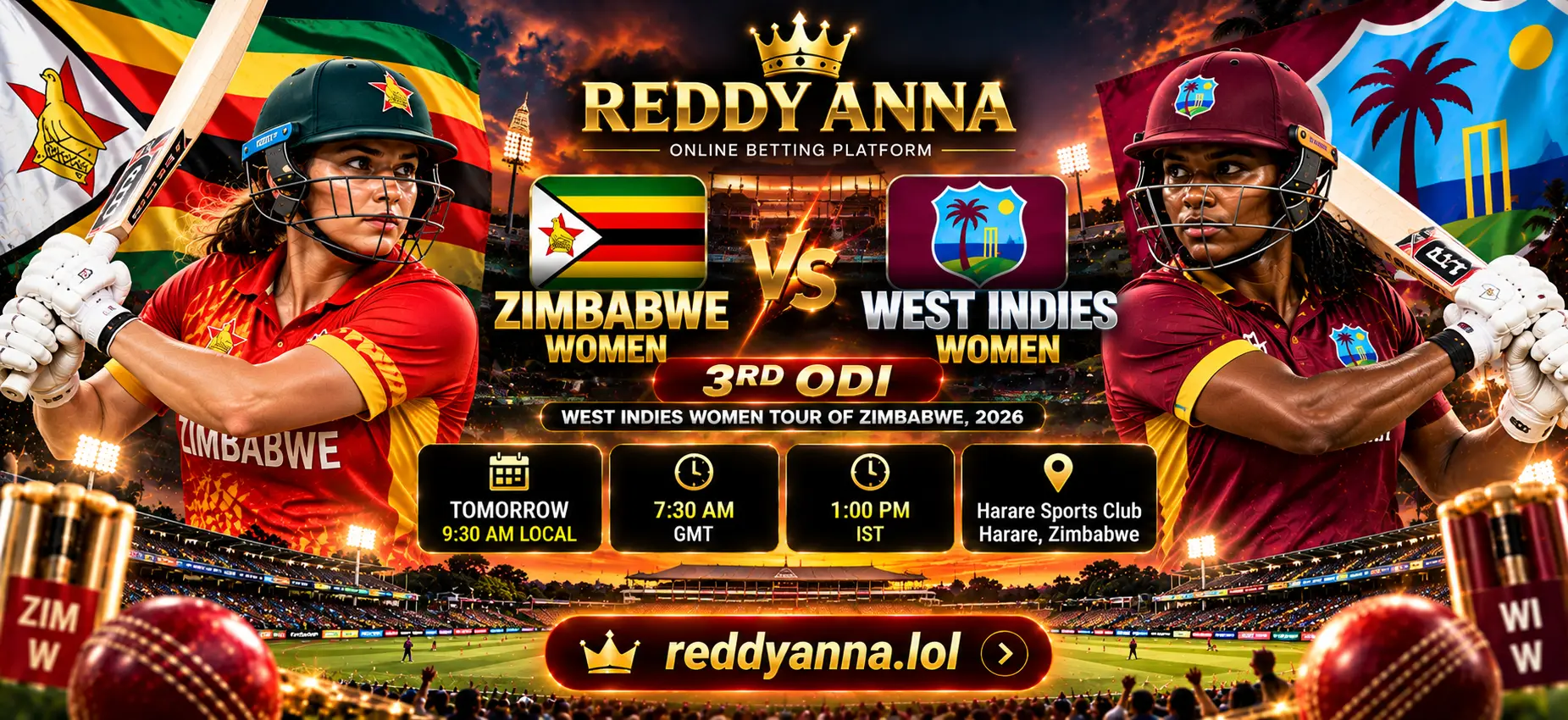 ZIMW vs WIW 3rd ODI match prediction West Indies Women tour of Zimbabwe 2026
