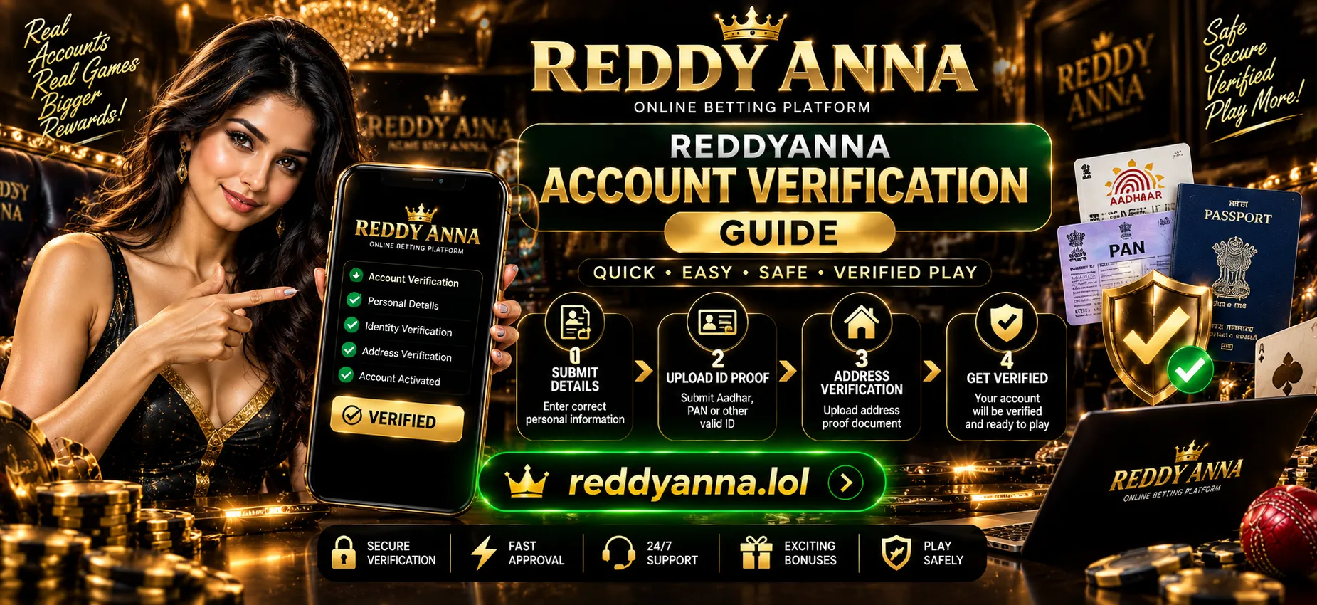 Reddyanna Account Verification Guide - Complete KYC & Security Process