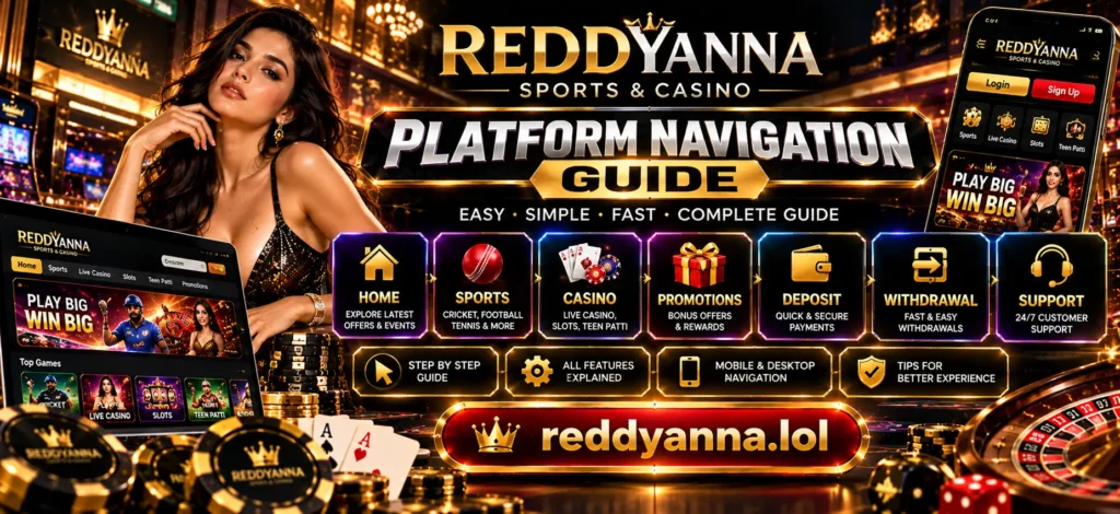 Reddyanna Platform Navigation Guide