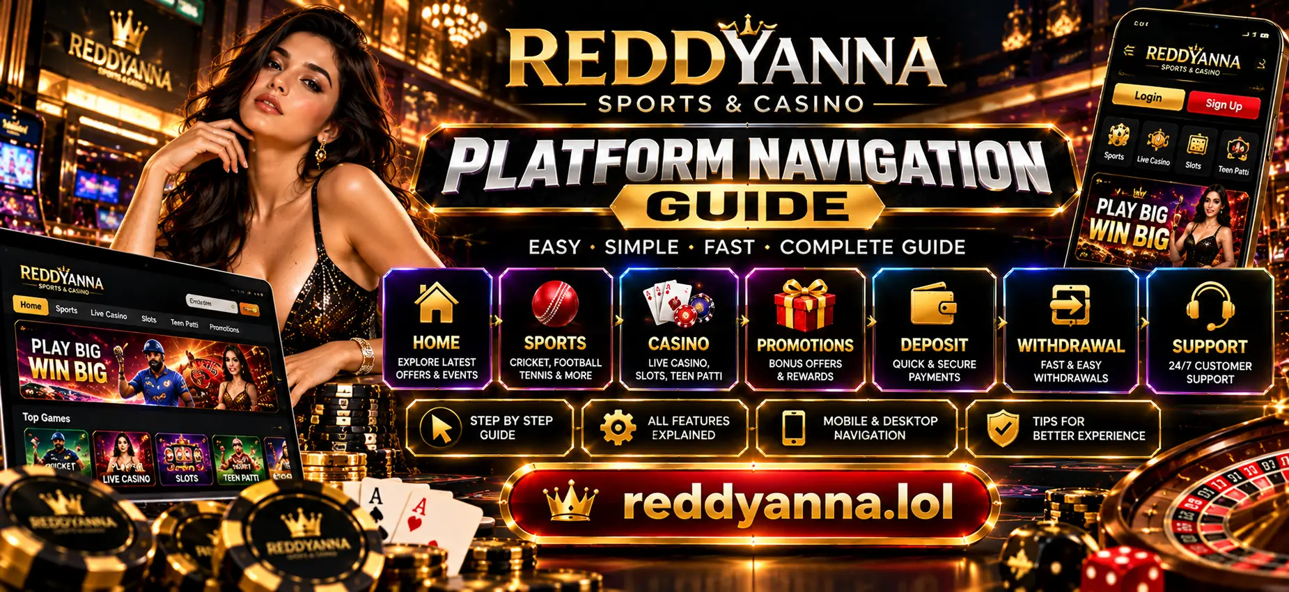 Reddyanna Platform Navigation Guide